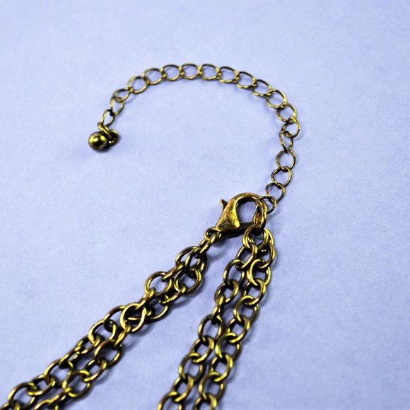 Chunky Layered Statement Necklace - Picture 3 of 4